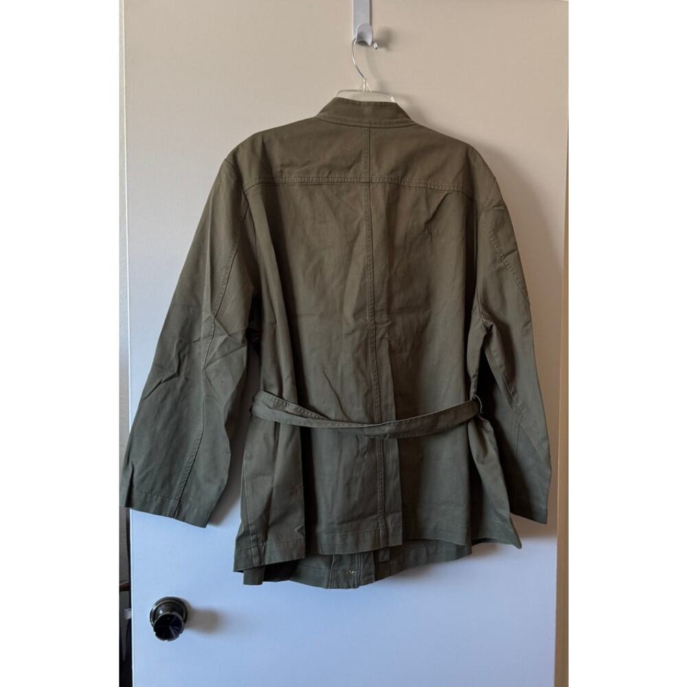 Draper James Field Jacket in Green Twill Size 3X - Picture 4 of 6
